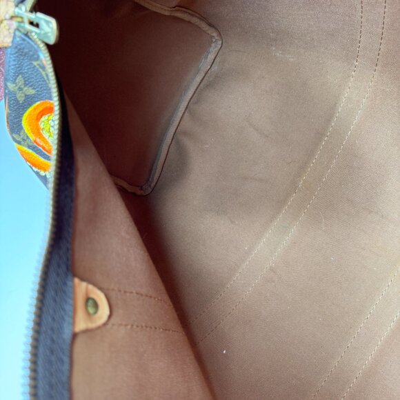 Custom Hand Painted Octopus Louis Vuitton VINTAGE Keepall 45 Signature LV Bag - Picture 16 of 16